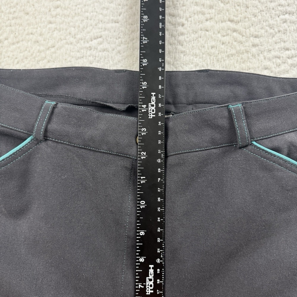 Piper Pants Women's 38R Gray Blue Tapere Equestrian Stretch‎ Horseback Riding - Picture 6 of 14